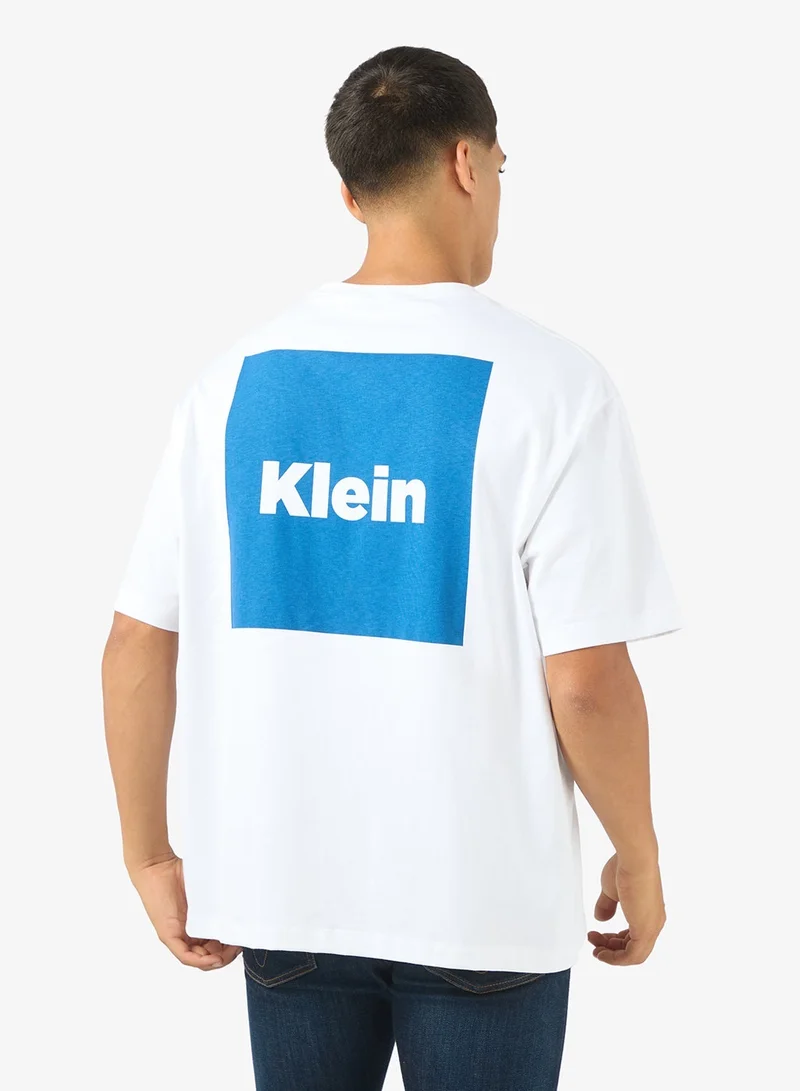 Calvin Klein Jeans Logo Box Graphic Relaxed T-Shirt